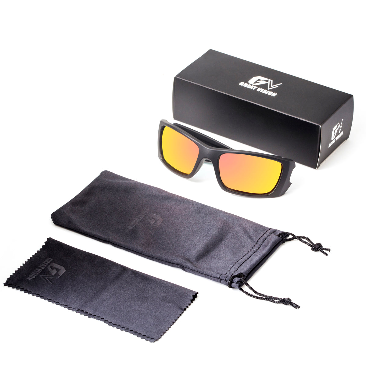GEVVI FUELX Matt Black Polarized Sunglasses