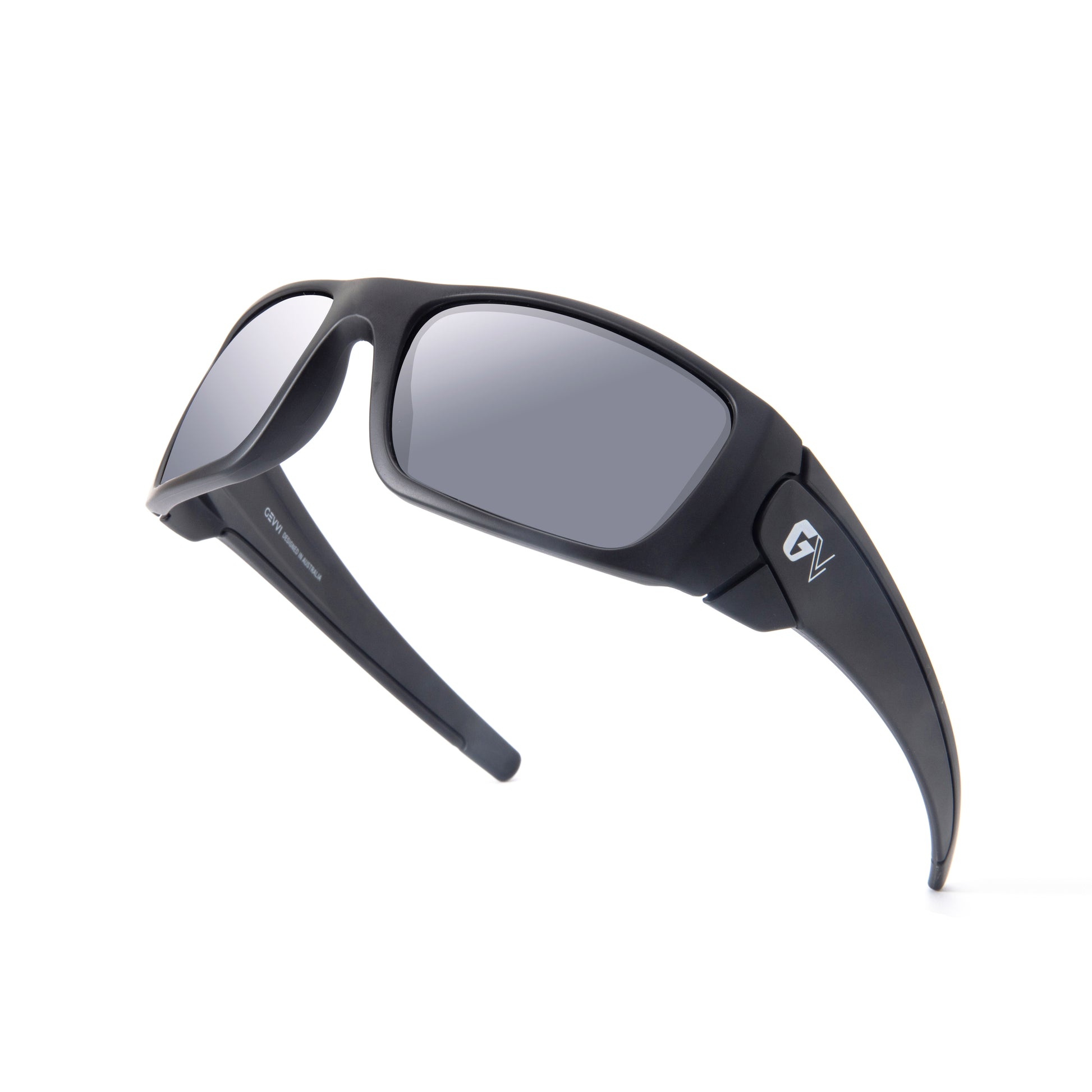 FUELX Matt Black Polarized Sunglasses