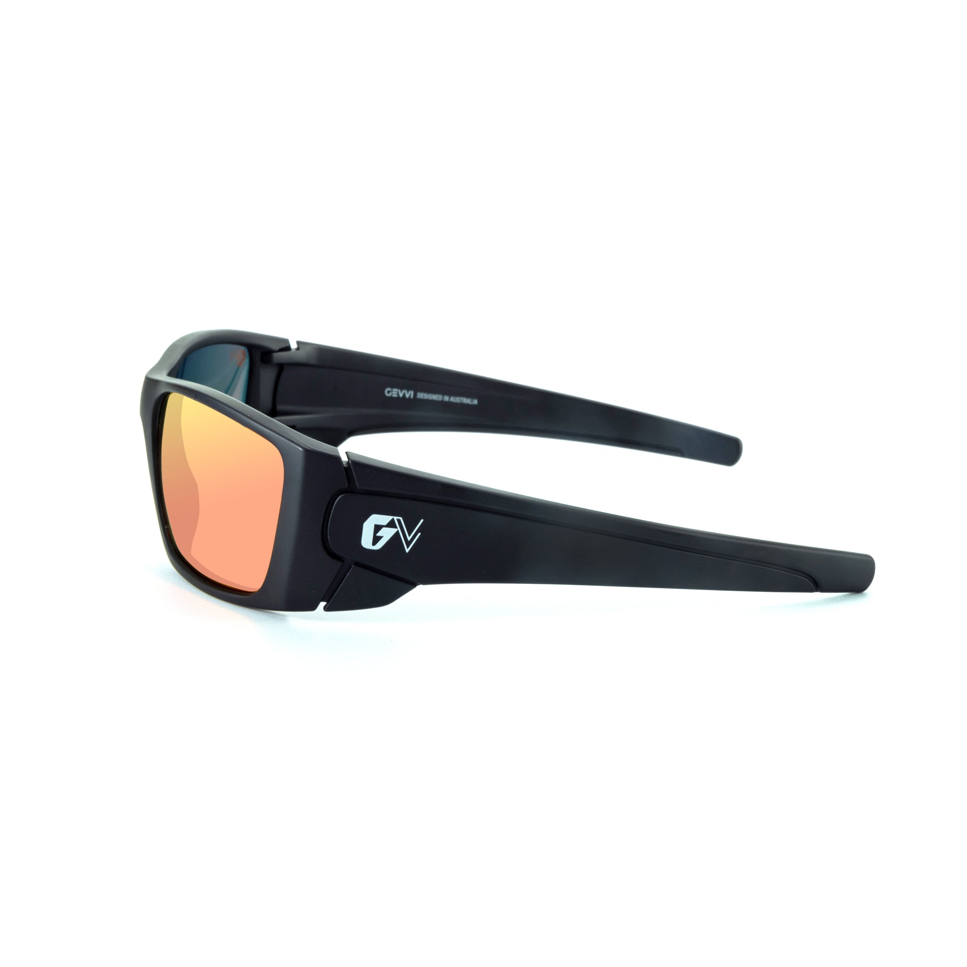 FUELX Matt Black Polarized Sunglasses