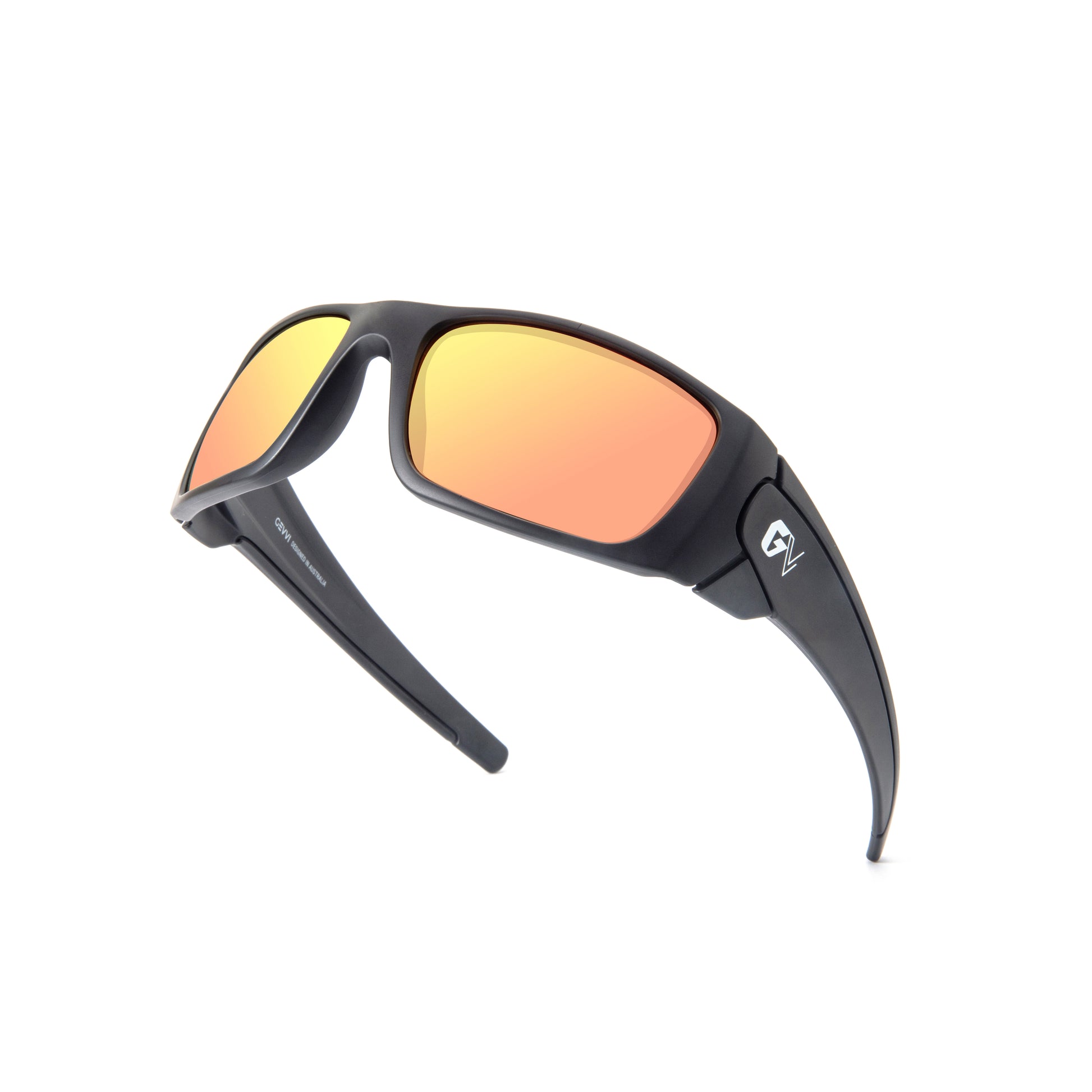 FUELX Matt Black Polarized Sunglasses