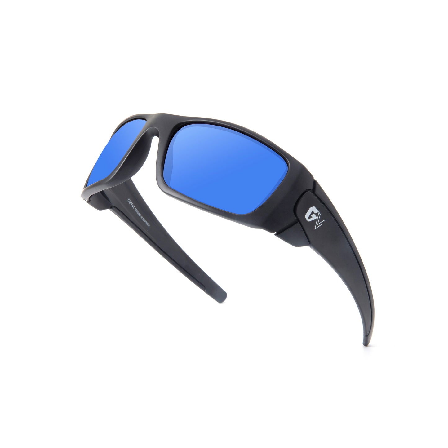 FUELX Matt Black Polarized Sunglasses